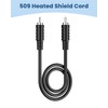 LUPING Heated Shield Cord Snowmobile Helmet Heated Face Shield Cord