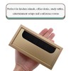 HAHIYO Gold Aluminum Alloy Desk Grommet,80x160mm Premium Cable Organizer with