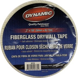 FixtureDisplays Dynamic 00730 2" x 150' White Self Adhesive Mesh Drywall Tape