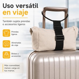 2 Correas Conectoras para Equipaje, Ajustables de 26 a 40 cm (Verde)