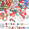 SUNNYCLUE 705Pcs Christmas Bead Kit Christmas Enamel Charms Xmas Charms