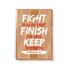 Christian Magnets for Refrigerator - Basketball - 2 Tim 4:7,