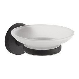 Gedy Felce Plus Wall Soap Dish, Matt Black
