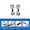CNWZYMX 2 Pcs Stainless Steel Flange Two Hole Pins Set