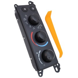 1ST P55056569AC A/C Heater Climate Control Panel Compatible with Dodge 2006-2008 RAM 1500 2500 3500 Series/ 2008-2011 Dakota Replace OE: 55057079AB 55057079AA