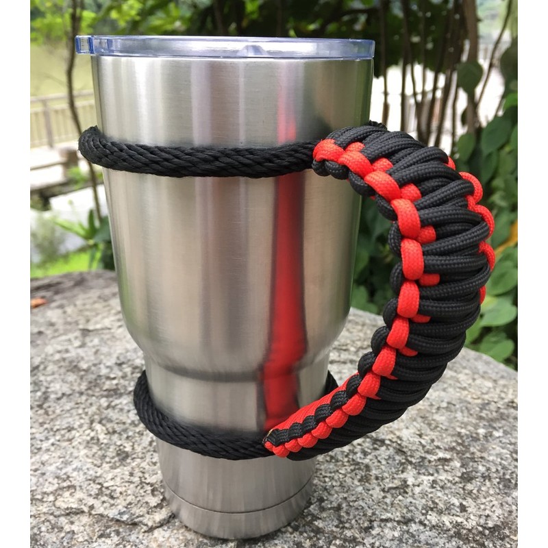 MOCE Handmade Paracord Handle for Yeti/Rtic/Ozark Trail Rambler 30 Oz