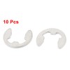 uxcell Fastener External Retaining Snap Ring E-Clip Circlip 8mm 10pcs