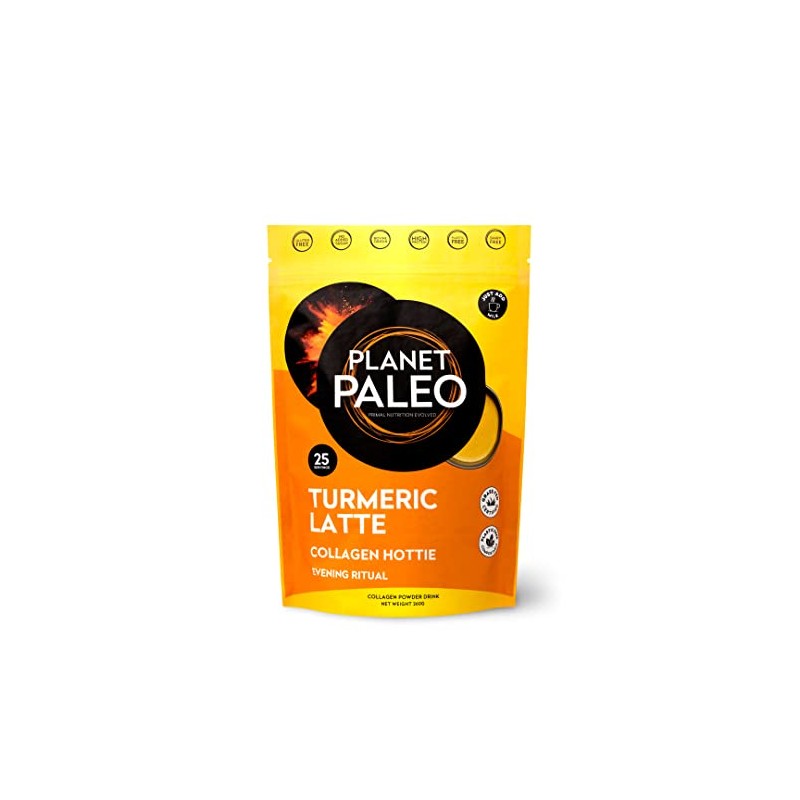 Planet Paleo Pure Collagen - Turmeric Latte (260g, 25 Servings)