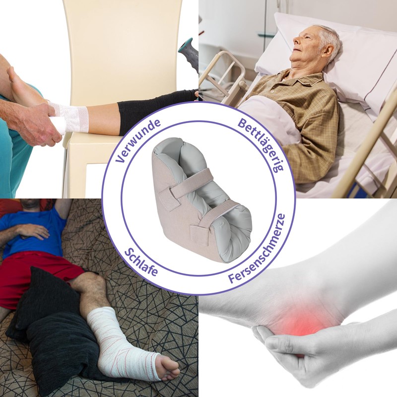 Ehucon Heel Protector, Pressure Point Cushion, Foot Cushion for Bedridden