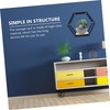Parliky Sleek Hexagon Wire Shelving Iron Wall Shelf for Plant