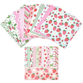 GORGECRAFT 24 Sheets 12 Styles Strawberry Scrapbook Paper Pad 5.98x5.98inch Fruits Single-Sided Decoupage Papers Decorative Background Supplies for Card Making Writing Journaling Crafts