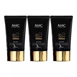 AHC 마스터즈 아쿠아 리치 선크림 60ml 3개 AHC Masters Aqua Rich Sunscreen 60ml 3 Pack