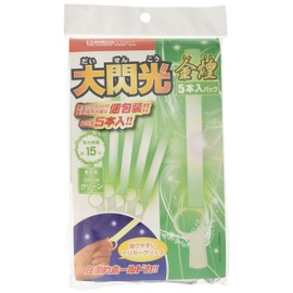 ルミカ(LUMICA) コンサートライト ルミカライト 大閃光金煌(きんきら) 5本入りパック コンサート ライブ イベント お祭り 夏休み グリーン