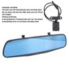 Luqeeg Rearview Mirror Dash Cam, 4.3in Screen 1080P Full Smart