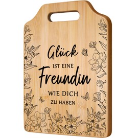JOYVADO Best Friend Gifts, Gifts for Girlfriend, Bamboo Chopping Board, Christmas Gifts for Girlfriend, Gift Best Friend Birthday
