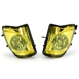 KUAFU Fog Lights Assembly Compatible with 2006-2010 Lexus IS250 IS350 Fog Lamp Set Bumper Driving Fog Light Replacement Driver & Passenger Side (Yellow Lens)