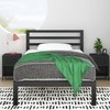 Zinus Mia Metal Platform Bed Frame with Headboard, Wood Slat