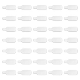 Aquafix Cable Labels, Pack of 35, Cable Tags, , Wire Identification, Power Cable, Organize Wires and IDs, Handwritten, Waterproof, Reusable, White (White 1.8 x 0.8 inches (4.5 x 2 cm)