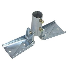 Heavy Duty Roof Mount for Masts up to 1-1/2" OD - EZ 19 Antenna Mast Peak Mount