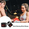 Boxing Wraps for Men,9.84ft Spooky Skull Wrist Wraps Boxing |