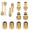 Valve Adapter Set, 12 Pieces Bicycle Valve Adapter, Bicycle Valve