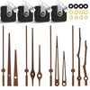 DEEWISH Set of 4 Walnut Wood Clock Hands with 20mm