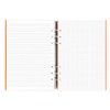 Filofax Clipbook Refillable A5 Notebook - Orange