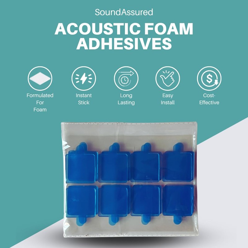 SoundAssured Mounting Tape for Acoustic Soundproofing Foam - Double Sided