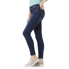 WallFlower Women's Ultra Skinny Mid-Rise Insta Soft Juniors Jeans (Standard and Plus), Lake Pure, 5