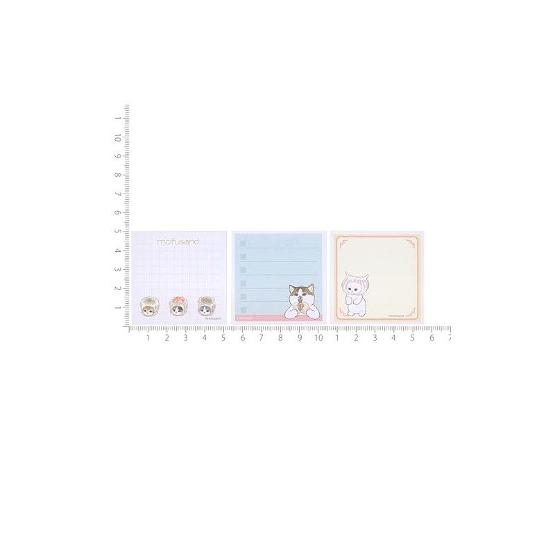 Sunstar Stationery mofusand Sticky Notes, Pink, S2841487