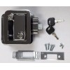 FIC Chrome RV Entry Door Lock Handle Knob Deadbolt Key