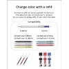 uni-ball one (F) 0.38mm Black Ink 10 Refills (UMR38S.24), Can