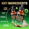MILIVOL 8in1 Lions Mane Liquid Drops with Ashwagandha Root, Magnesium