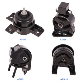 4Pcs Engine Motor Mount Compatible with Hyundai Santa 2010-2012 & for Kia Sorento 2011-2013 Transmission Mount Set, Replace A7195 A7196 A7198 A71018