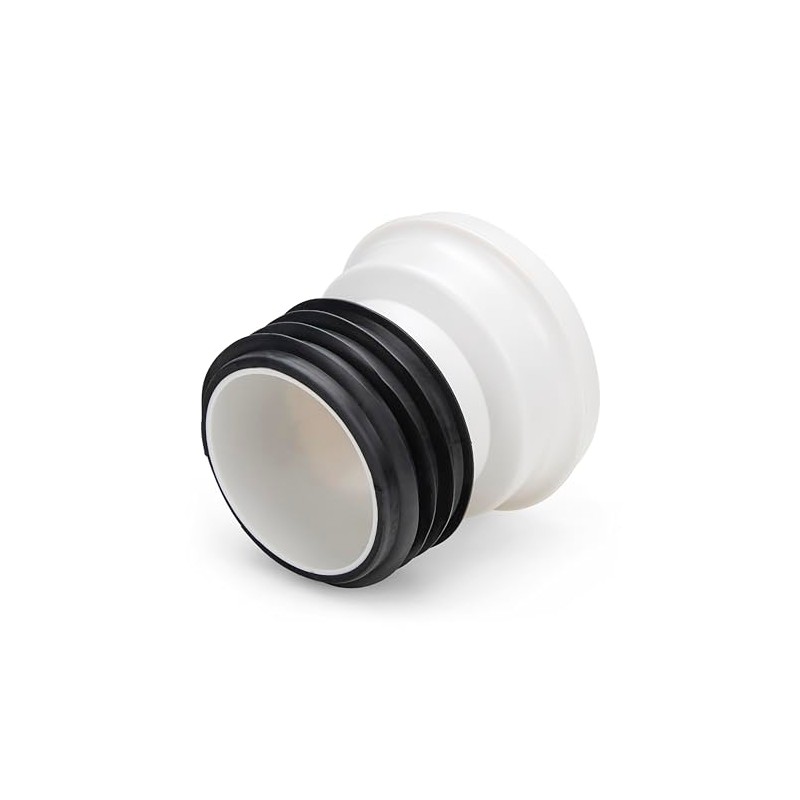 4" Toilet Waste Pipe Pan Connector Short BTW Back to