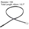 uxcell 2 Pcs 15K NTC Thermistor Probe 15.7 Inch Epoxy