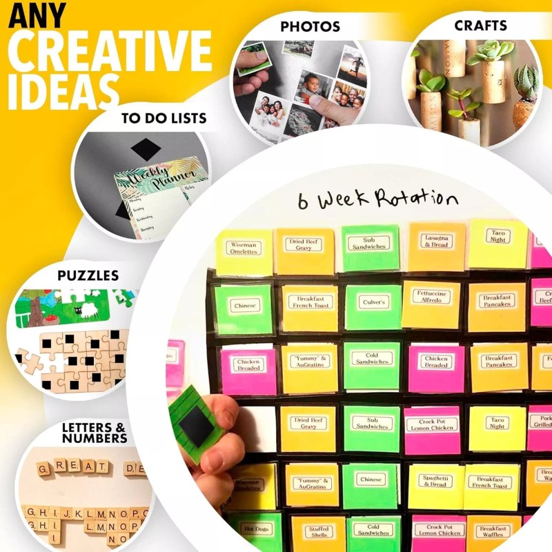 X-bet MAGNET Hyper-Sticky Magnets with Adhesive Backing - Strong Magnetic