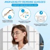 OCCI CHIARI Rimless Blue light Reading Glasses 2.0x Women 2
