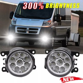 CHUSYYRAY For Ram Promaster 1500 2500 3500 2014-21 Front Bumper Fog Light Driving Lamps