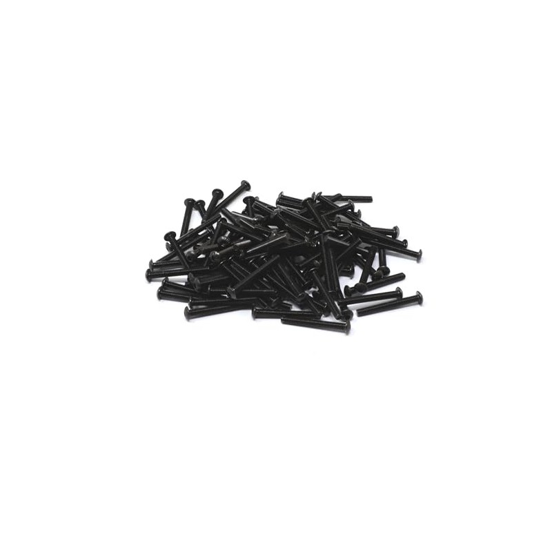 iexcell 100 Pcs M3 x 25mm Thread Pitch 0.5 mm