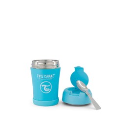 Twistshake Contenedor de alimentos aislado 350ml Azul Pastel