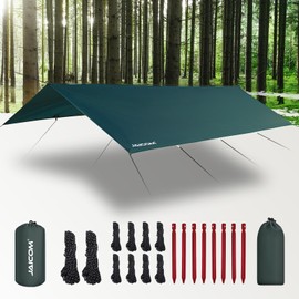 JAICOM Waterproof Camping Tarp - 10X16.4ft Hammock Rain Fly, Ultralight & Portable & UV Protection Backpacking Tarp, Multifunctional for Outdoor Adventure, Hiking, Tent, Hammock