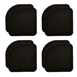 SHULLIN Pack of 8 silent feet pads, noise-dampening mat, washing machine mat, vibration damper pads, anti-vibration pads, 7.7 x 7.7 x 0.7 cm, universal vibration damper for household appliances