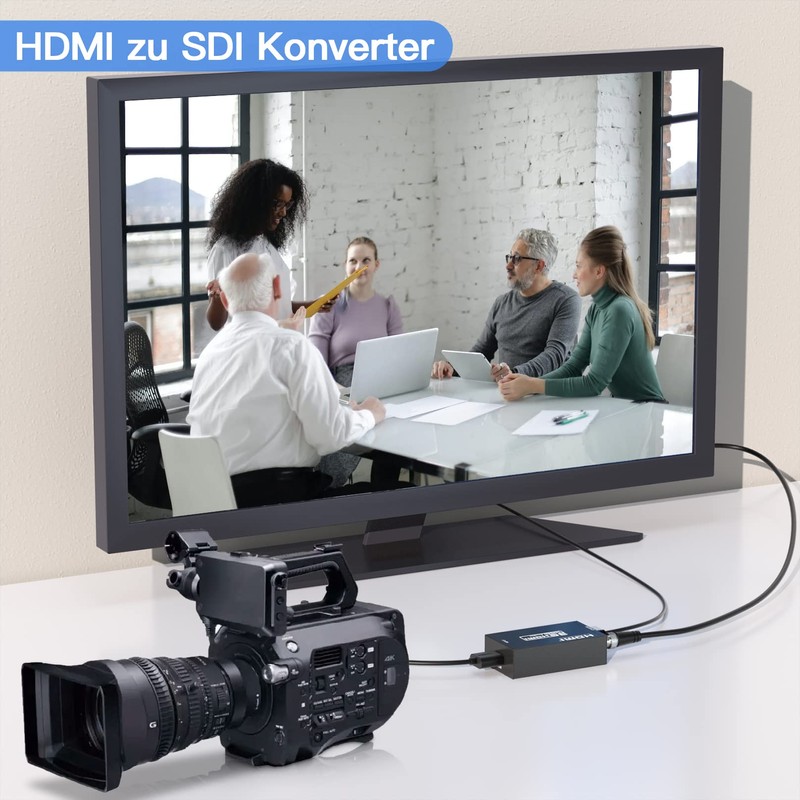 SHUITING HDMI to SDI Converter, HDMI to 3G-SDI/HD-SDI, HDMI Input