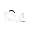 Tofficu Artist Paint Brush Storage Box Tool Organizer Plastic Storage
