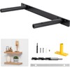 PICESA 16'' Heavy-Duty Hidden Floating Shelf Bracket – 210 LBS