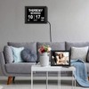 Hiseeyo-8 Inches Preeminent Calendar Alarm Clock, Dementia Impaired Vision Clocks