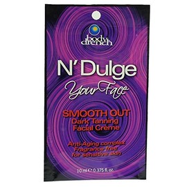 Body Drench N'Dulge Your Face Smooth Out Dark Tanning Facial Creme Sachet 10ml