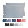 Komfortec 100% Cotton Cushion Covers, Set of 2, 40 x