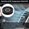 A ABSOPRO Air Conditioner AC Compressor Clutch Kit for Jeep